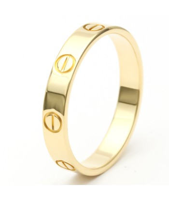 Cartier Love Mini Love Ring Yellow Gold (18K) Fashion No Stone Band Ring Gold la colonne vertébrale