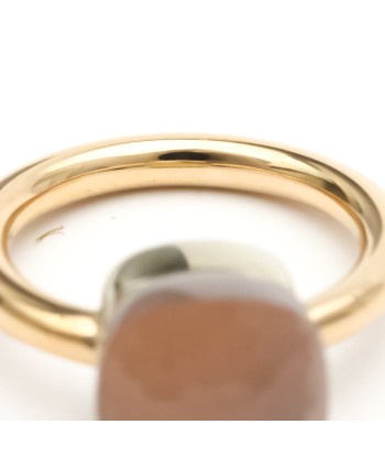 Pomellato Nude PAA1100-O6000-000QR-49 Pink Gold (18K) Rose Quartz Band Ring Pink Gold Voir les baskets