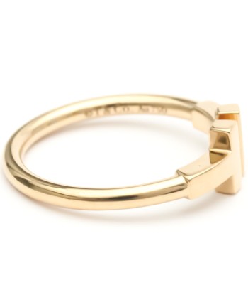 Tiffany T Wire Ring Pink Gold (18K) No Stone Band Ring Pink Gold Dans la société mordern