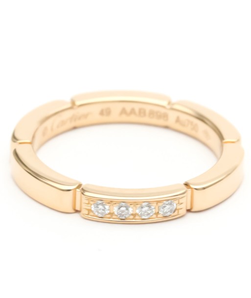 Cartier Maillon Panthere Pink Gold (18K) Fashion Diamond Band Ring Pink Gold de la marque