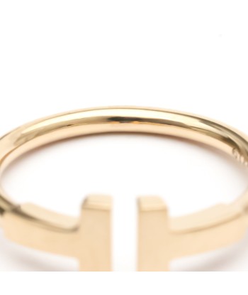 Tiffany T Wire Ring Pink Gold (18K) No Stone Band Ring Pink Gold Dans la société mordern