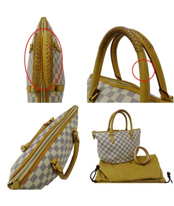 Louis Vuitton LOUIS VUITTON Bag Damier Azul Ladies 2way Handbag Shoulder Riviera PM White N48250 Par le système avancé 