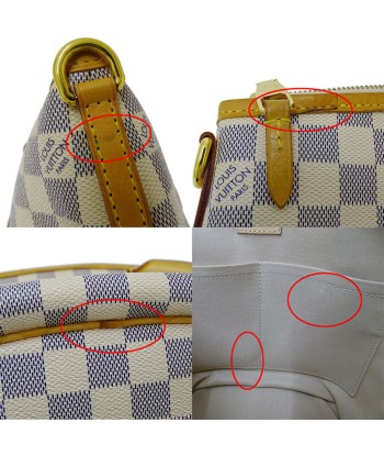 Louis Vuitton LOUIS VUITTON Bag Damier Azul Ladies 2way Handbag Shoulder Riviera PM White N48250 Par le système avancé 