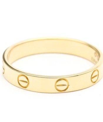 Cartier Love Mini Love Ring Yellow Gold (18K) Fashion No Stone Band Ring Gold la colonne vertébrale