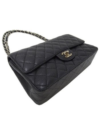 Chanel CHANEL Bag Matrasse 25 Ladies Shoulder Caviar Skin Black Double Chain Flap en stock