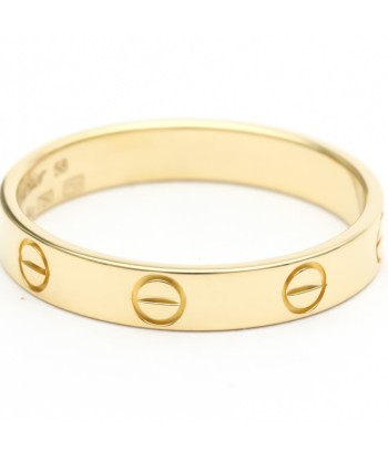 Cartier Love Mini Love Ring Yellow Gold (18K) Fashion No Stone Band Ring Gold la colonne vertébrale