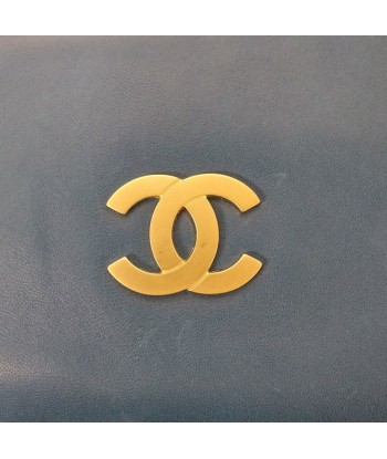 Chanel CHANEL Bag Womens Handbag Lamb Blue Amélioration de cerveau avec