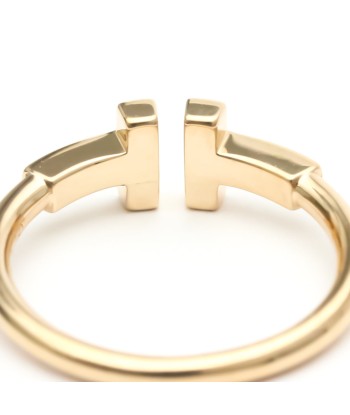 Tiffany T Wire Ring Pink Gold (18K) No Stone Band Ring Pink Gold Dans la société mordern