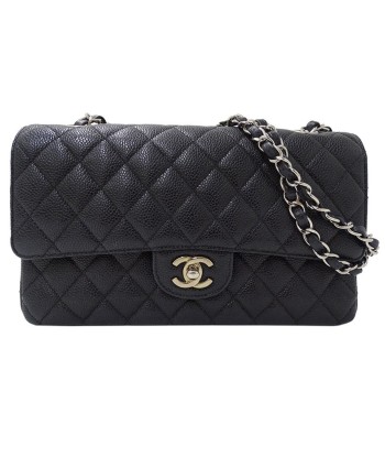 Chanel CHANEL Bag Matrasse 25 Ladies Shoulder Caviar Skin Black Double Chain Flap en stock