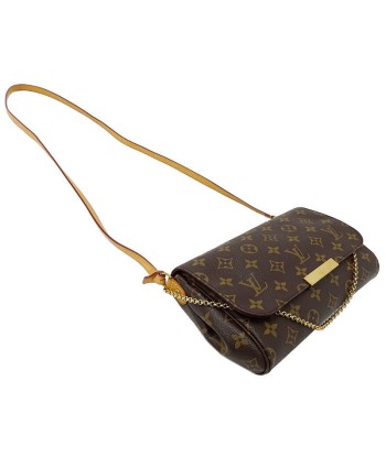 Louis Vuitton LOUIS VUITTON Bag Monogram Ladies Shoulder Clutch 2way Pochette Favorite PM M40717 Chain Brown pas cher 