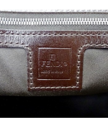 Fendi FENDI Bag Ladies Tote Shoulder Zucca Canvas Jaguar Brown france