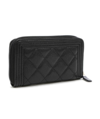 Chanel Boy Chanel Caviar Leather Coin Purse/coin Case Black Les magasins à Paris et en Île-de-France