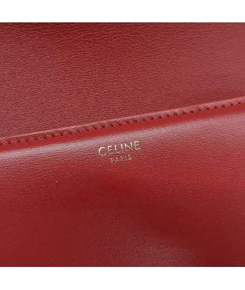 Celine CELINE Bag Ladies Shoulder Triomphe Small Calfskin Red ouvre sa boutique