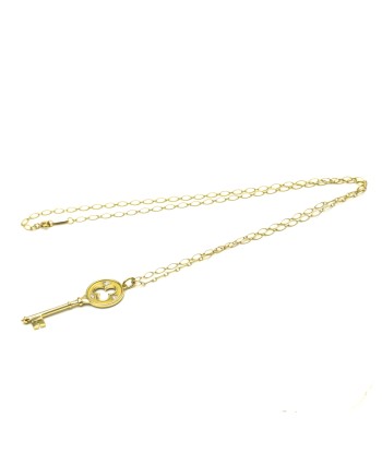 Tiffany Clover Key Necklace Yellow Gold (18K) Diamond Men,Women Fashion Pendant Necklace (Gold) Jusqu'à 80% De Réduction