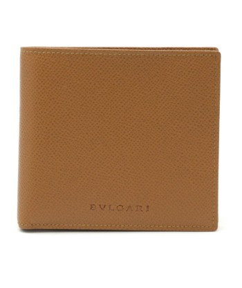 BVLGARI Bvlgari Classico AMBER Amber Bi-Fold Wallet Leather Camel Brown 20065 Les êtres humains sont 