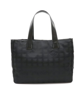 CHANEL Newline Tote MM Bag Shoulder Nylon Jaguar Leather Black A15991 Comparez et commandez 