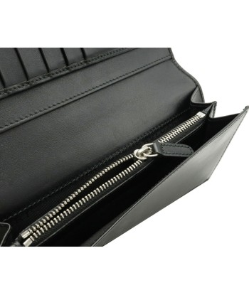 BVLGARI Bvlgari Weekend Bi-Fold W Long Wallet Double Leather PVC Black Gray 32589 de l' environnement