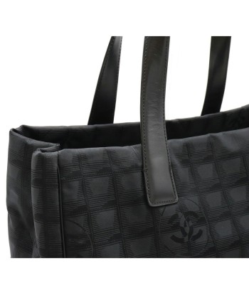 CHANEL Newline Tote MM Bag Shoulder Nylon Jaguar Leather Black A15991 Comparez et commandez 