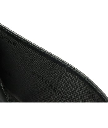 BVLGARI Bvlgari Weekend Bi-Fold W Long Wallet Double Leather PVC Black Gray 32589 de l' environnement