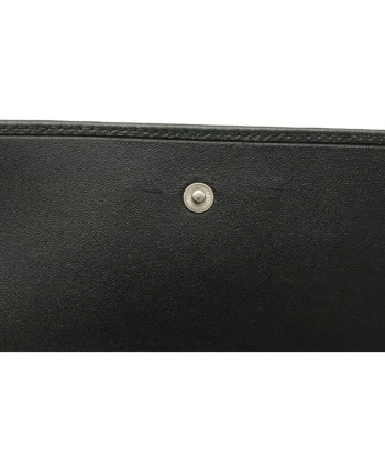 BVLGARI Bvlgari Weekend Bi-Fold W Long Wallet Double Leather PVC Black Gray 32589 de l' environnement