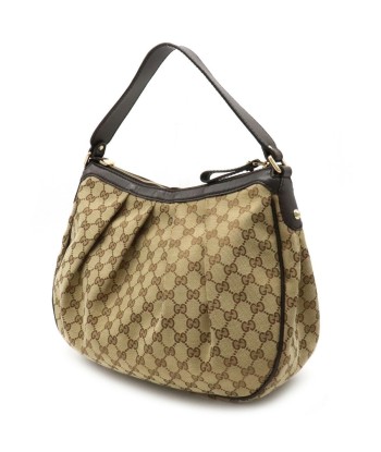 GUCCI Gucci Sookie GG canvas shoulder bag leather khaki beige dark brown 232955 hantent personnes