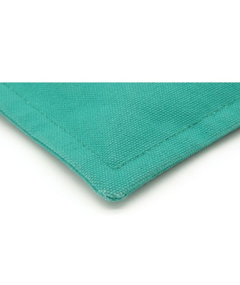 HERMES Hermes Yotting Flat GM Clutch Bag Pouch Multi Second 100% Cotton Aqua Teek Green français