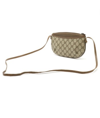 GUCCI Gucci GG Plus Old Shoulder Bag Pochette PVC Leather Khaki Beige Brown 904.02.020 le concept de la Pate a emporter 