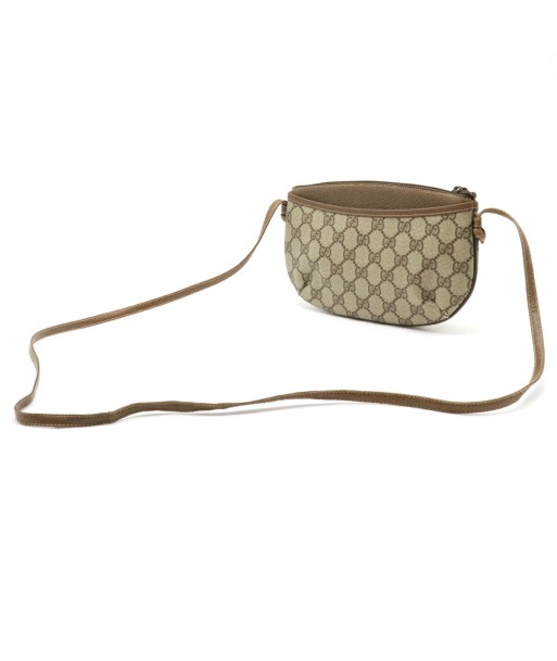 GUCCI Gucci GG Plus Old Shoulder Bag Pochette PVC Leather Khaki Beige Brown 904.02.020 le concept de la Pate a emporter 