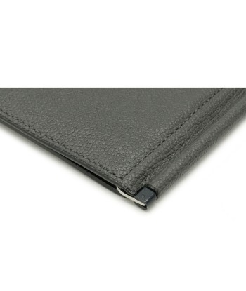 valextra Valextra bi-fold wallet with money clip leather gray VOL80-28-FL-RD Voir les baskets