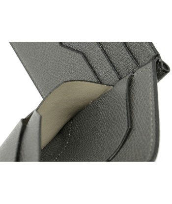 valextra Valextra bi-fold wallet with money clip leather gray VOL80-28-FL-RD Voir les baskets