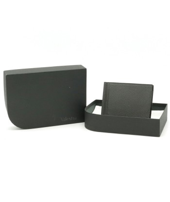 valextra Valextra bi-fold wallet with money clip leather gray VOL80-28-FL-RD Voir les baskets