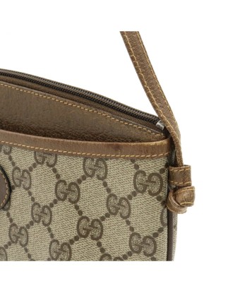 GUCCI Gucci GG Plus Old Shoulder Bag Pochette PVC Leather Khaki Beige Brown 904.02.020 le concept de la Pate a emporter 