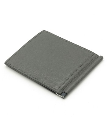 valextra Valextra bi-fold wallet with money clip leather gray VOL80-28-FL-RD Voir les baskets