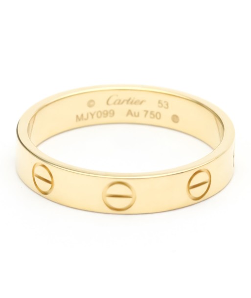 Cartier Love Mini Love Ring B4085054 Yellow Gold (18K) Fashion No Stone Band Ring 2023