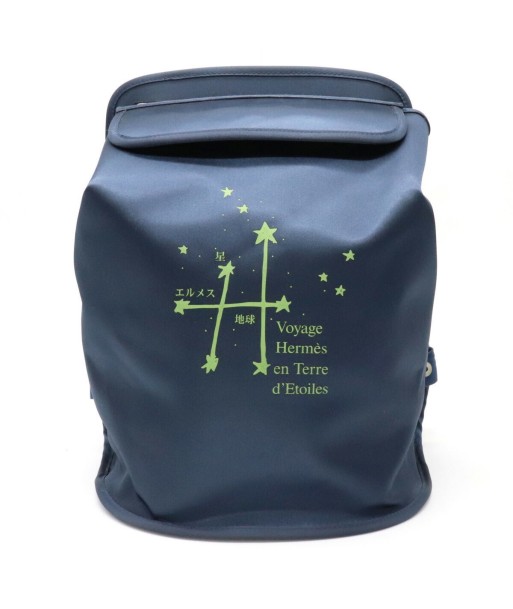 HERMES Hermes Sherpa Star Tour Exhibition 1999 Limited Backpack Rucksack Nylon Navy Blue À commander