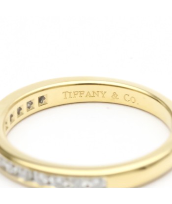 Tiffany Channel Setting Half Eternity Ring Yellow Gold (18K) Fashion Diamond Band Ring Gold online