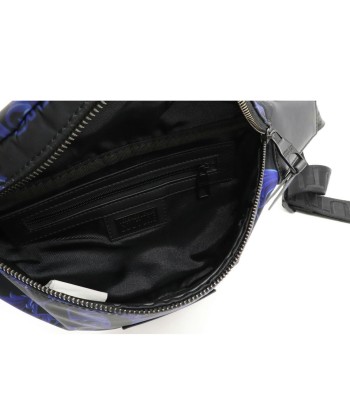 VERSACE JEANS COUTURE Versace Jeans Couture Baroque Waist Bag Body Nylon Leather Blue Black shop