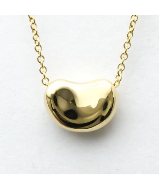 Tiffany Bean Yellow Gold (18K) No Stone MenWomen Fashion Pendant Necklace (Gold) s'inspire de l'anatomie humaine