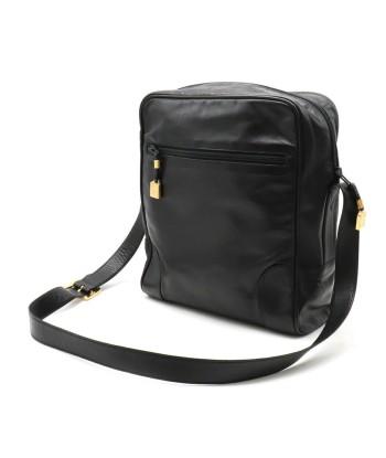 LOEWE anagram shoulder bag leather black des créatures d'habitude