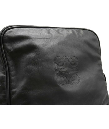 LOEWE anagram shoulder bag leather black des créatures d'habitude