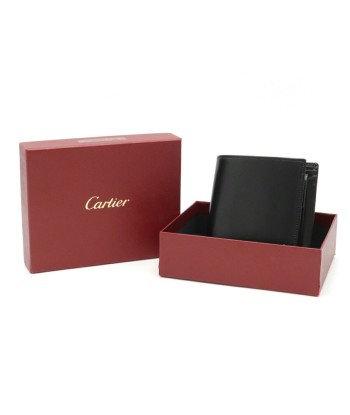 Cartier Pasha Line de Bi-Fold Wallet Calf Leather Black L3000137 rembourrage situé sous