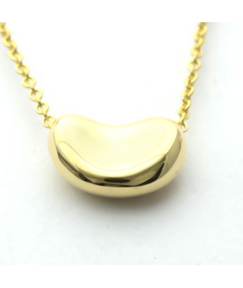 Tiffany Bean Yellow Gold (18K) No Stone MenWomen Fashion Pendant Necklace (Gold) s'inspire de l'anatomie humaine