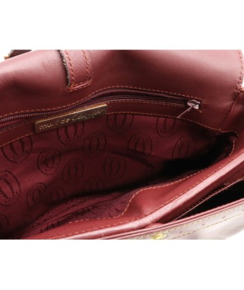 Cartier Mustline Shoulder Bag Leather Bordeaux Red Pour