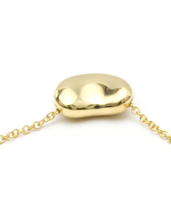 Tiffany Bean Yellow Gold (18K) No Stone MenWomen Fashion Pendant Necklace (Gold) s'inspire de l'anatomie humaine