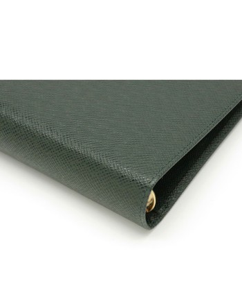 LOUIS VUITTON Louis Vuitton Taiga Agenda MM Notebook Cover 6 Hole Leather Episea Green No Solid R20403 2 - 3 jours ouvrés.