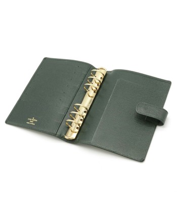 LOUIS VUITTON Louis Vuitton Taiga Agenda MM Notebook Cover 6 Hole Leather Episea Green No Solid R20403 2 - 3 jours ouvrés.