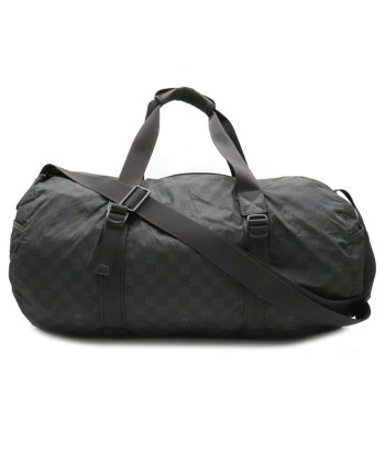 LOUIS VUITTON Louis Vuitton Damier Practical Boston Bag Shoulder Nylon Black M97058 de votre