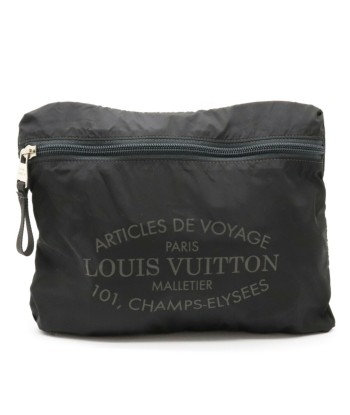 LOUIS VUITTON Louis Vuitton Damier Practical Boston Bag Shoulder Nylon Black M97058 de votre