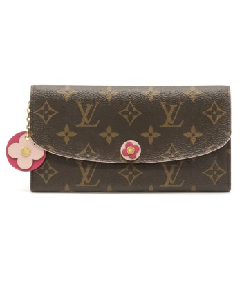 LOUIS VUITTON Monogram Portofeuil Emily Flower Motif Long Bi-Fold Wallet Hot Pink M68313 acheter