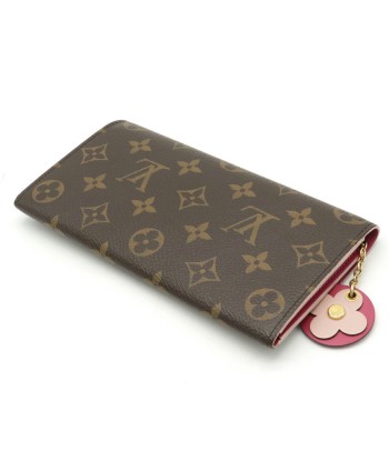 LOUIS VUITTON Monogram Portofeuil Emily Flower Motif Long Bi-Fold Wallet Hot Pink M68313 acheter